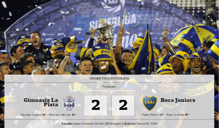 Boca bicampeón: empató en La Plata y sumó una nueva estrella
