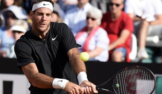 Del Potro sumó un buen triunfo, pero Schwartzman tropezó