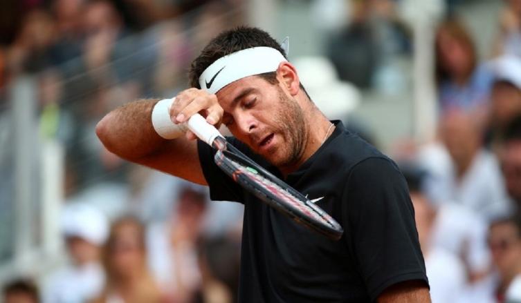 Del Potro espera los estudios para saber el grado de su lesión