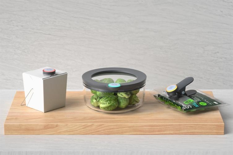 Crean una botón electrónico para tuppers que avisa si un alimento está vencido