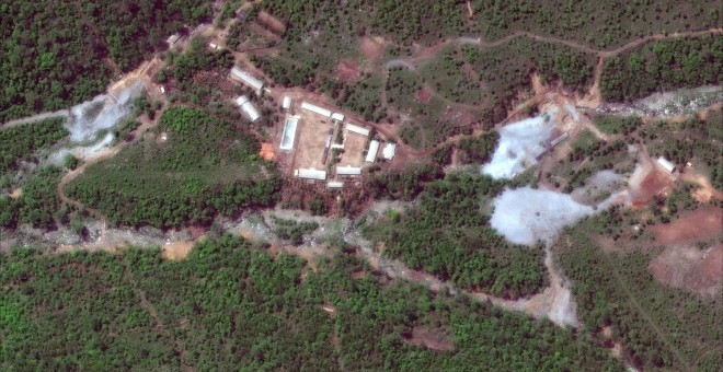 Corea del Norte destruyó su centro de pruebas nucleares