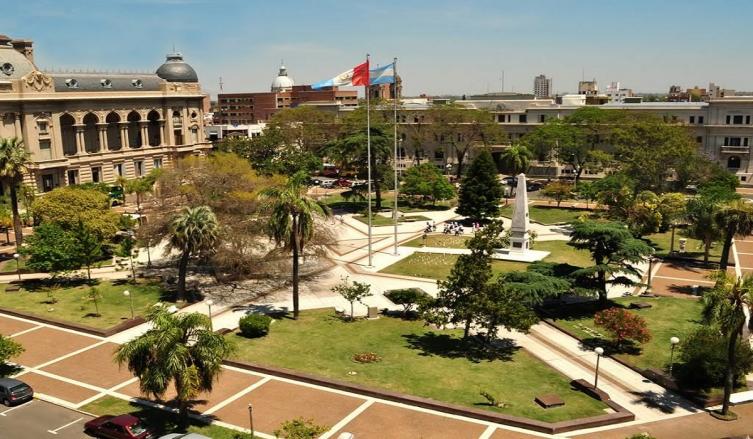 La nueva plaza 25 de Mayo 