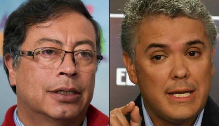 Duque y Petro irán a una segunda vuelta en Colombia