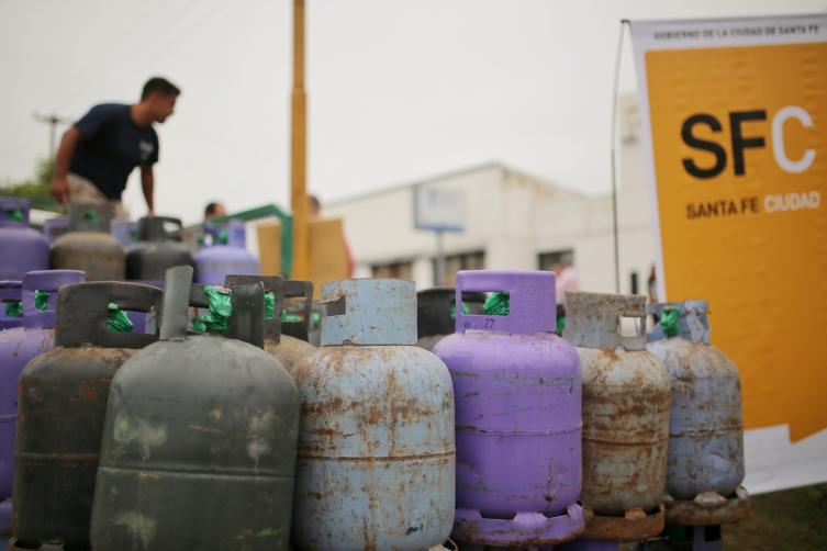 Continúa la venta de garrafas de gas a precio diferencial