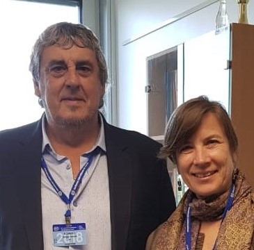 Reunión internacional entre Sergio Romero y Karen Curtis