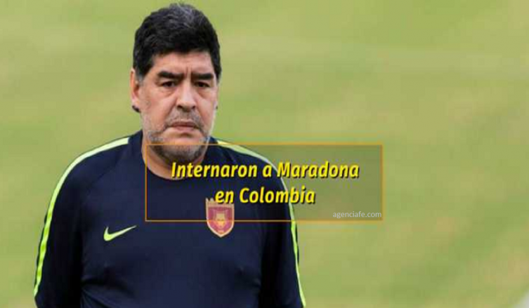 Internaron a Diego Armando Maradona en Colombia para realizarle 