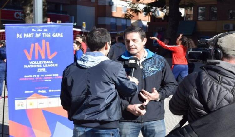 Se realizó el Street Volley en el Parque Federal