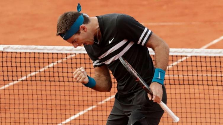 Del Potro superó a Cilic y es semifinalista de Roland Garros
