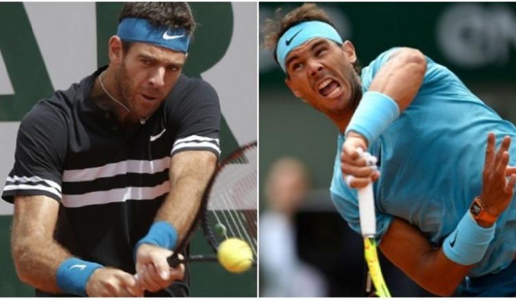 Juan Martín Del Potro-Rafael Nadal, por las semifinales de Roland Garros: horario y TV