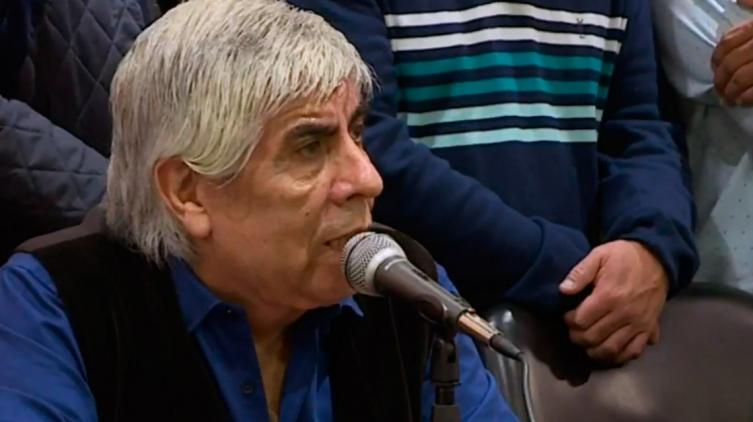 Hugo Moyano ratificó el paro camionero del jueves