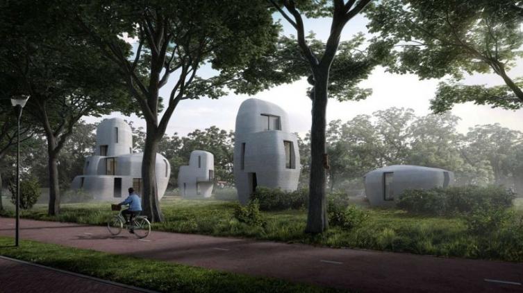 La ciudad de Eindhoven edificará casas de hormigón impreso en 3D