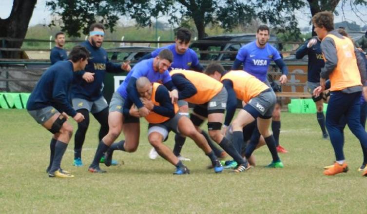 Nueva jornada de trabajo de Los Pumas