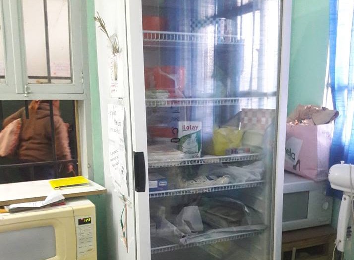 Heladera solidaria en la Parroquia Luján 
