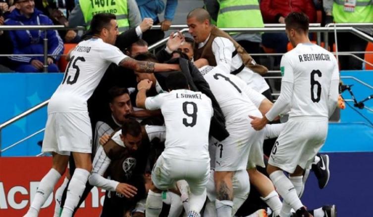 Agónica victoria de Uruguay ante Egipto