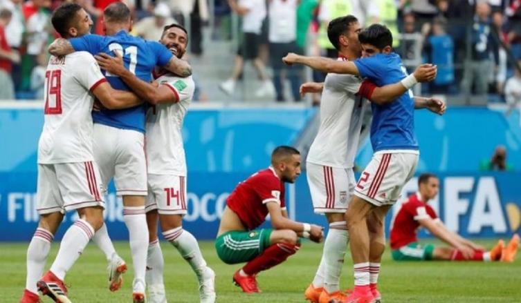 Un gol en contra le dio la victoria a Irán sobre Marruecos