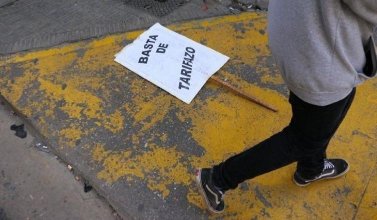 Hubo manifestación contra los tarifazos 