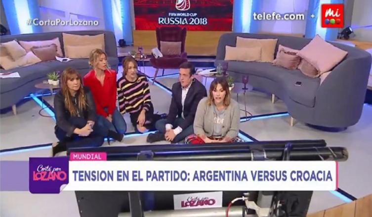 ¿Qué hacían los programas en vivo durante el partido de Argentina vs. Croacia?