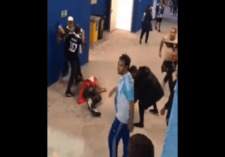 Vergüenza nacional: salvaje golpiza de argentinos a hinchas croatas