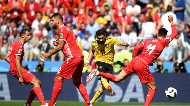 Bélgica vence desde el arranque a Túnez y logra la clasificación