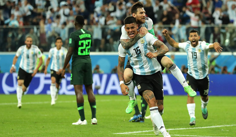 Dramática clasificación de Argentina a los octavos de final del Mundial de Rusia