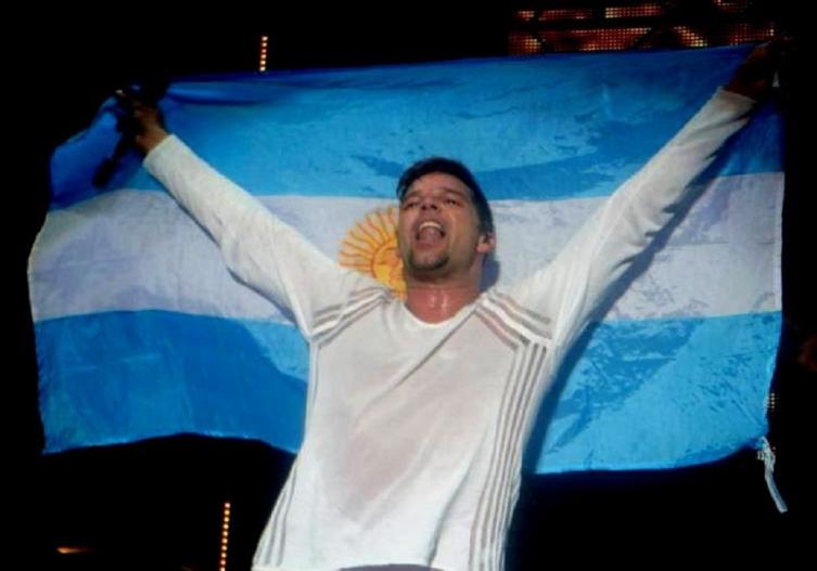 Ricky Martin es fan de la Selección Argentina