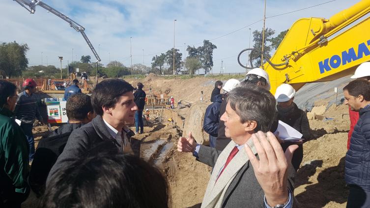 Se avanza con los trabajos en la Estación de Bombeo 0 