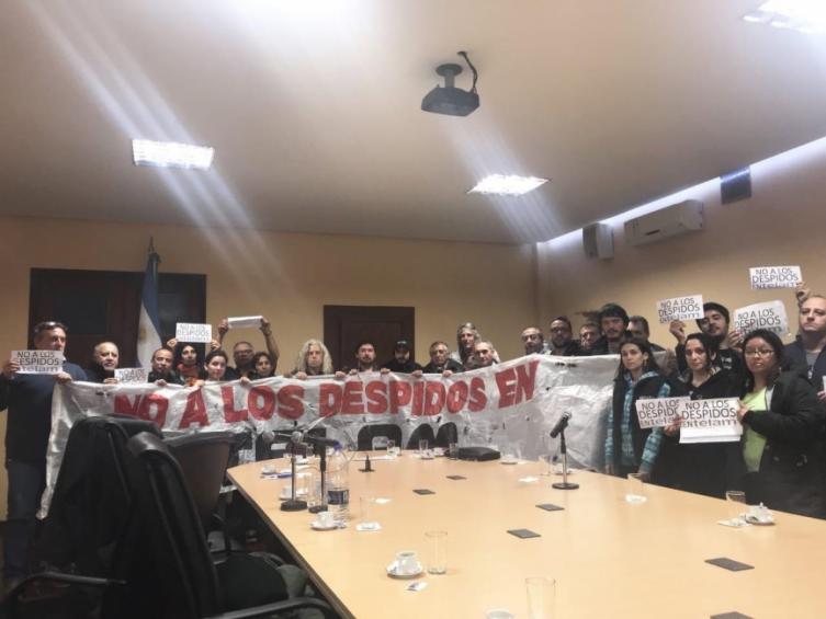 La CGT se comprometió a intervenir en favor de los despedidos en Telam