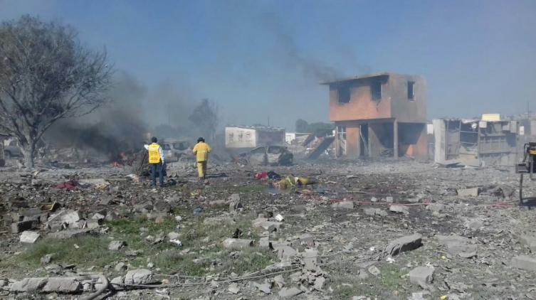 México: 19 muertos y 40 heridos por explosiones en una fábrica de pirotecnia