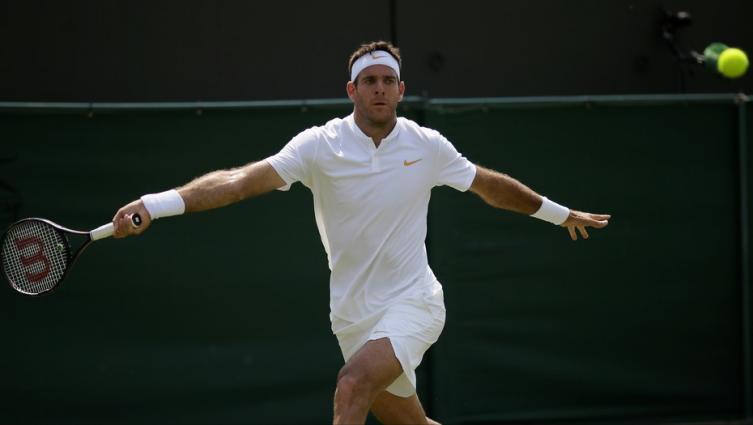 Del Potro-Gilles Simon, por los octavos de final de Wimbledon