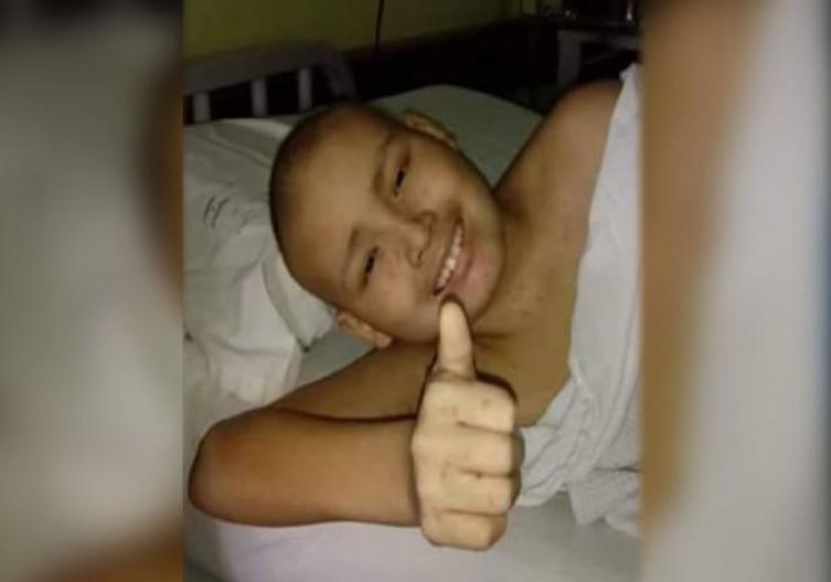 Joel tiene 12 años, padece cáncer de médula ósea  