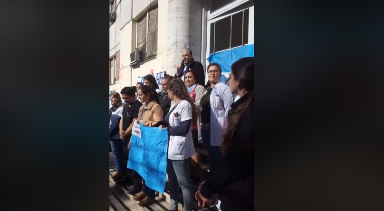 Manifestación “Provida” frente al Hospital Iturraspe