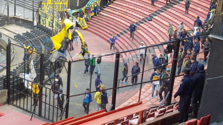 Disturbios tras el encuentro Colón-Rosario Central
