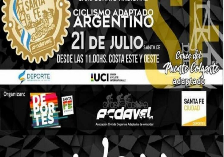 Paraciclismo: en Santa Fe, arranca el Campeonato Nacional