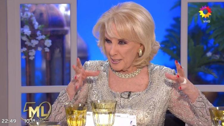 Mirtha Legrand mandó al frente a Diego Maradona y Wanda Nara