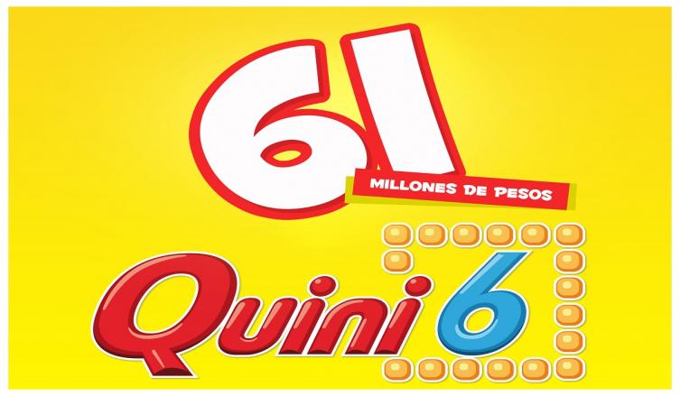 El Quini 6 con un pozo de $61 millones 