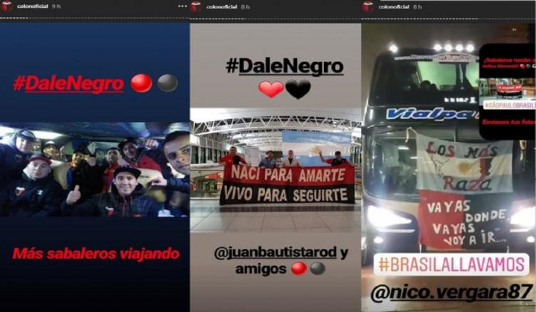Intensa movilización sabalera para el partido en el Morumbí