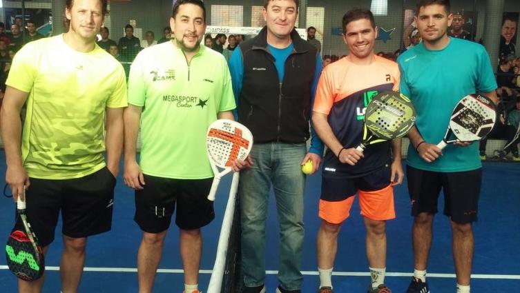 Nalbandian cambió la raqueta por la pelota de pádel