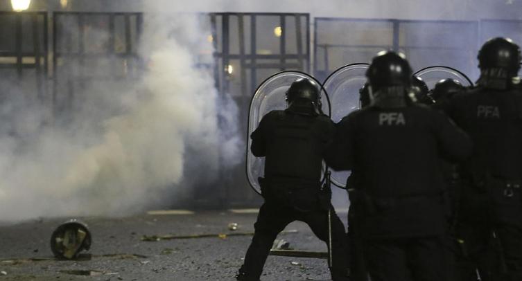 Incidentes, represión y detenidos tras el 