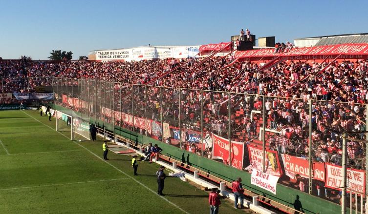 Los barras de Unión sancionados en el Mundial estuvieron el sábado en el estadio