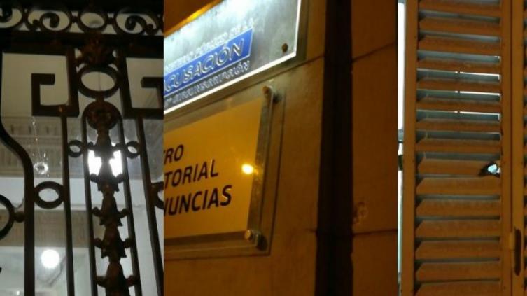 Atacaron a balazos la sede de la Fiscalía