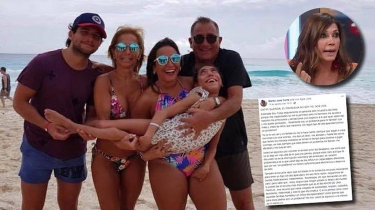 Categórica carta de la familia de Luis Juez para Catherine Fulop