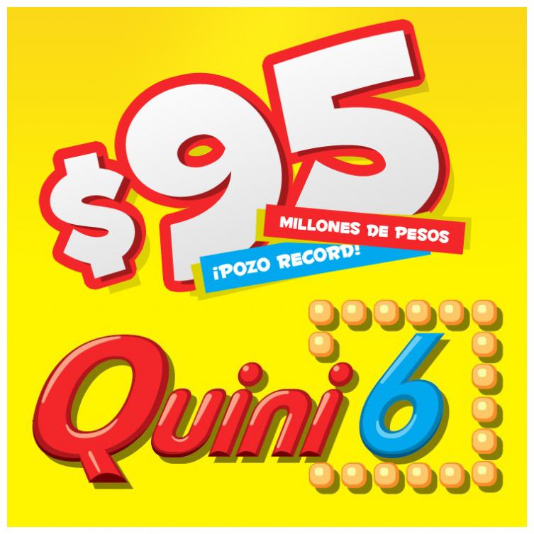 Quini 6 vacante! Sorteará $95 millones