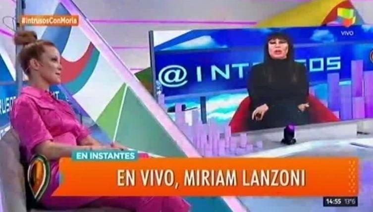 Escándalo: Miriam Lanzoni se fue del aire de 