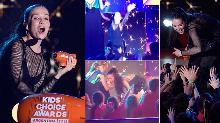 Natalia Oreiro después de su accidente en los KCA 