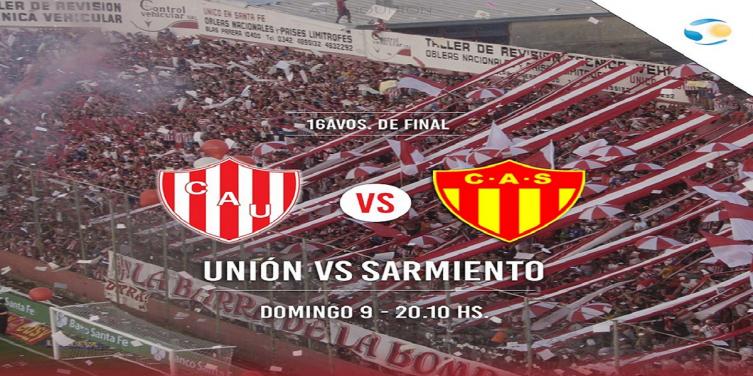 Copa Argentina: Unión buscará pasar de ronda ante Sarmiento (R)