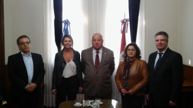 Rafael Gutiérrez recibió al presidente de la Comité Nacional para la Prevención de la Tortura Jorge D’Agostino