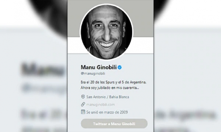 El desopilante cambio de Manu Ginóbili en su biografía en las redes sociales tras su retiro
