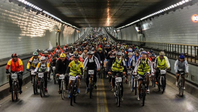 7ma. Edición del “Cruce del Túnel Subfluvial en Bicicleta”