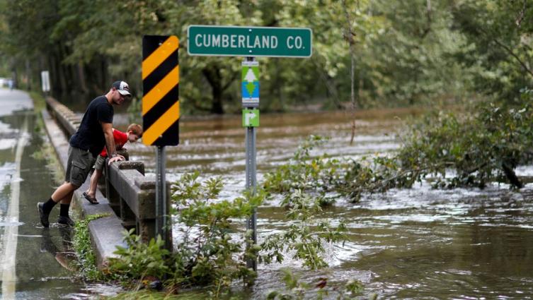 Los afectados por el huracán Florence se despiden de la tormenta 
