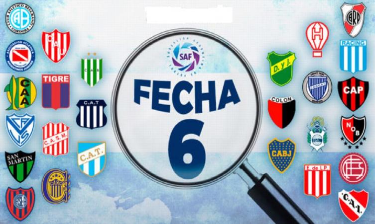6ª Fecha de la Superliga: horario, TV y árbitros 